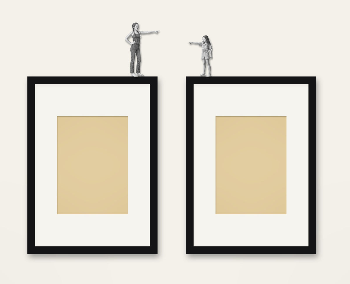 It Was Her – Nipped Out framed wall art