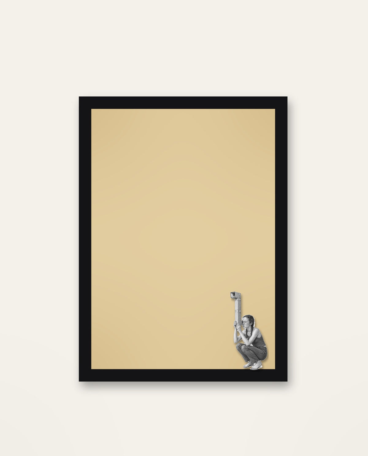 Periscope – the full framed piece on a wall