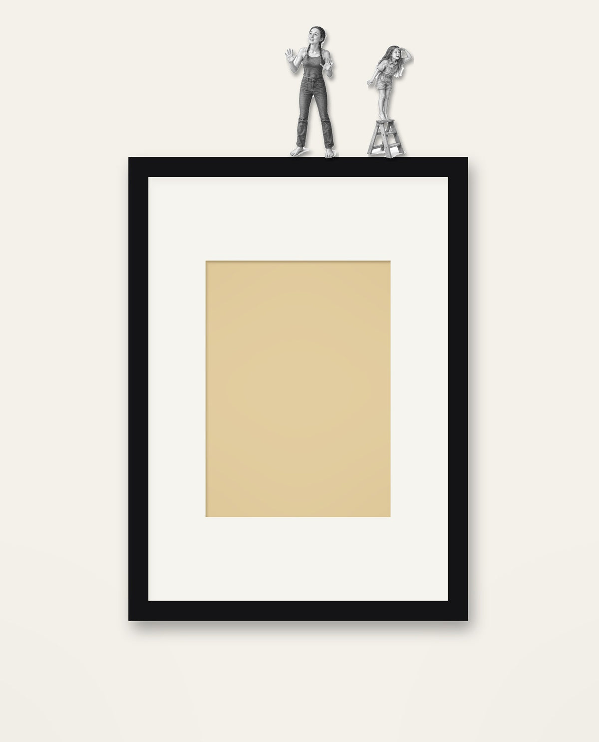 Stepladder – Nipped Out framed wall art