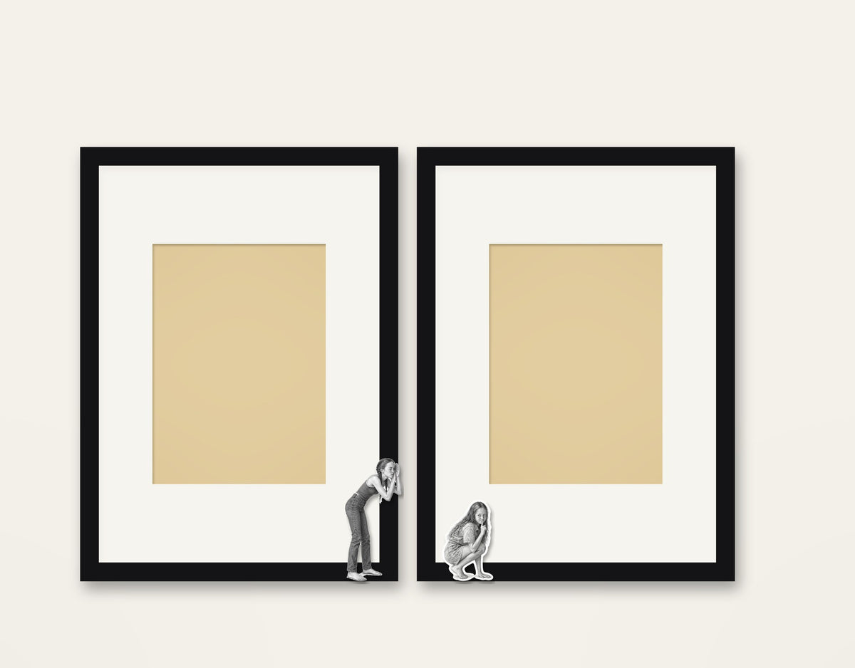 Gap Peek – Nipped Out framed wall art