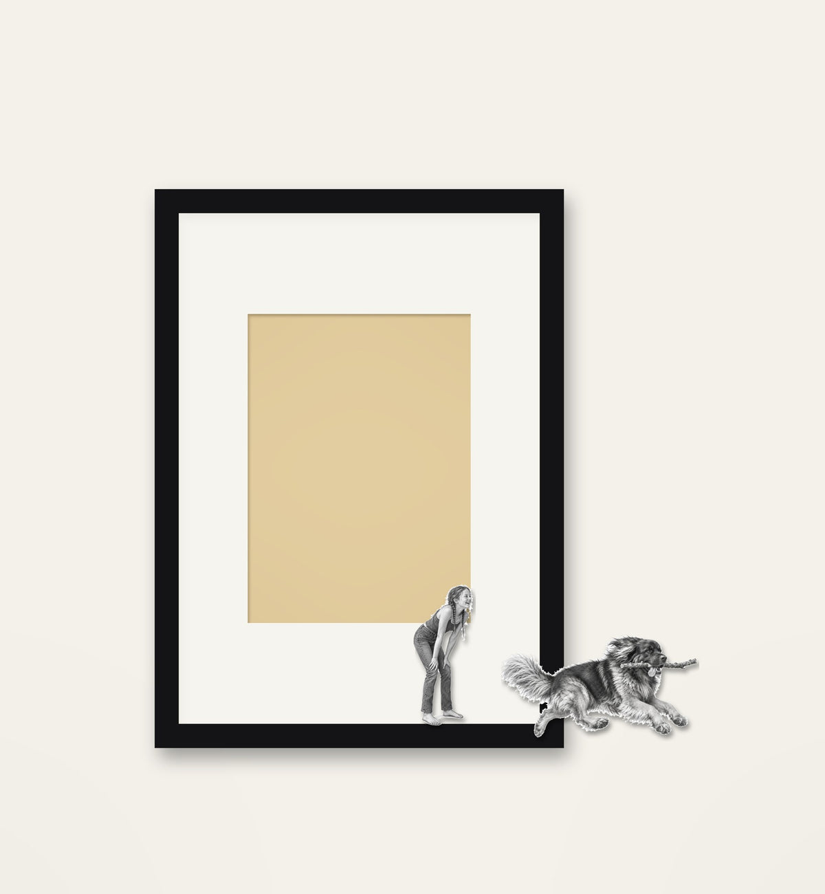 Fetch – Nipped Out framed wall art