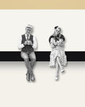 Tea for Two – Nipped Out framed wall art (detail)