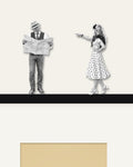 We Are Not Lost – Nipped Out framed wall art (detail)