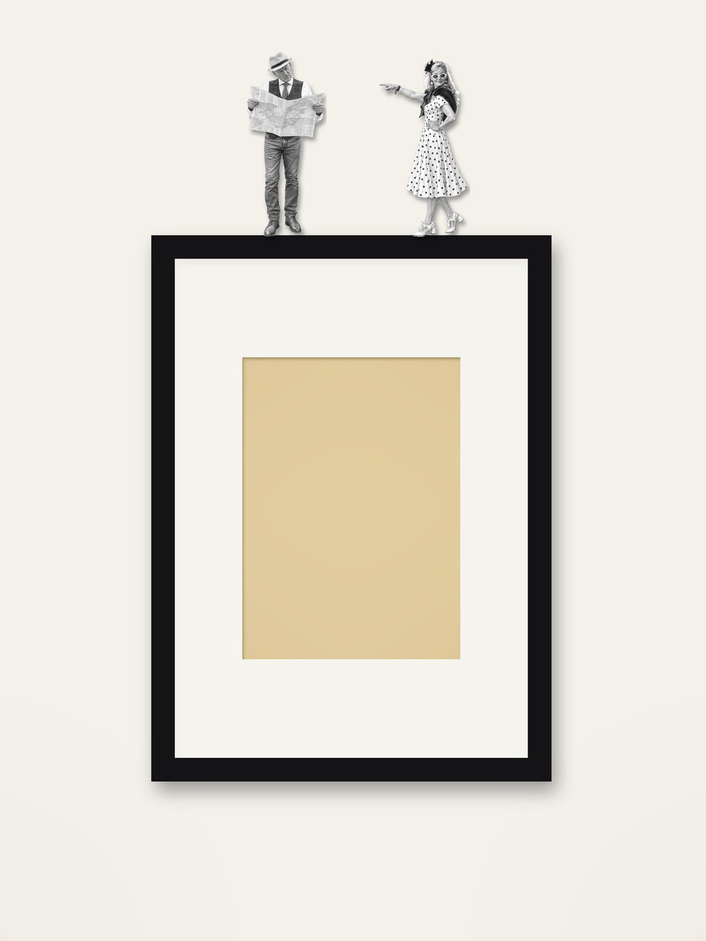 We Are Not Lost – Nipped Out framed wall art
