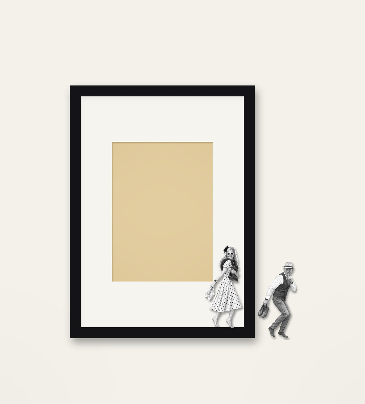 French Exit – Nipped Out framed wall art