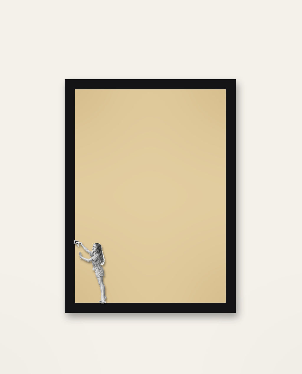 Letterbox – the full framed piece on a wall